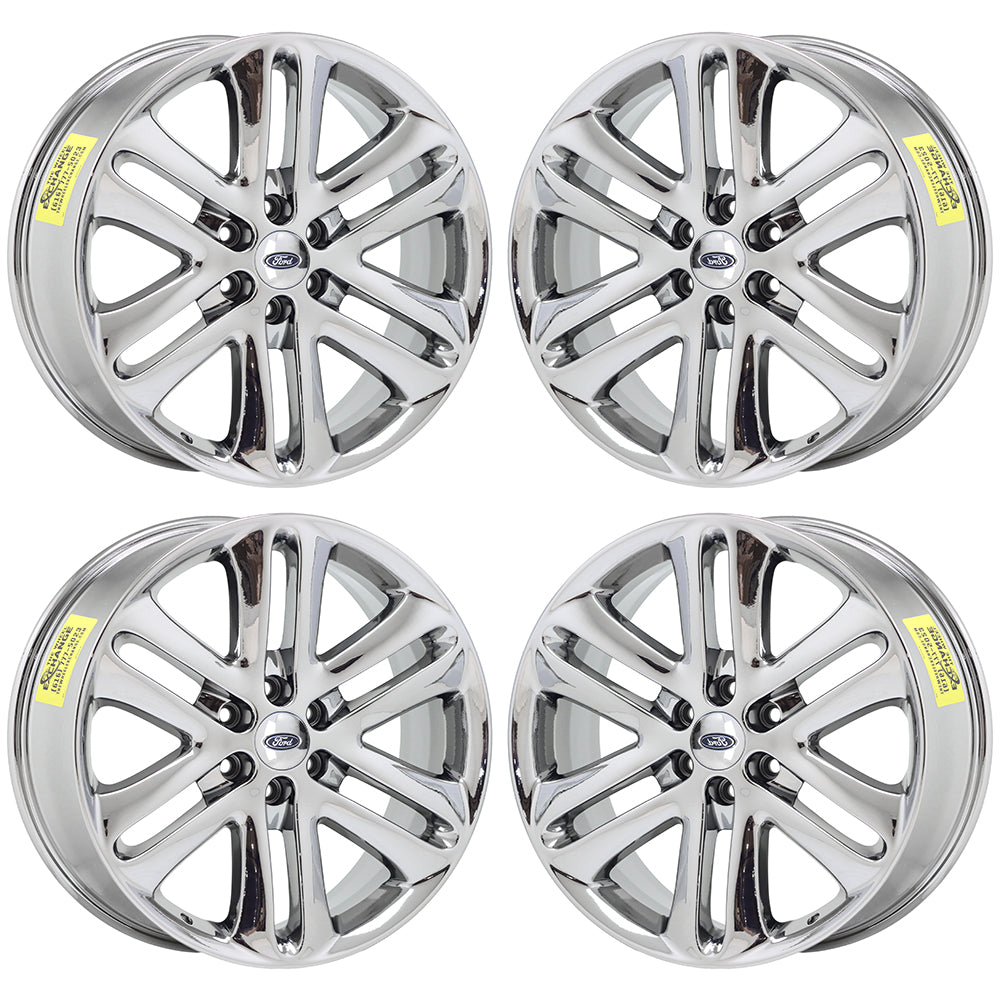 22" Ford F150 Truck Platinum Bright Chrome wheels rims Factory OEM set 3918