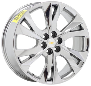 21" Chevrolet Blazer PVD Chrome wheels rims Factory OEM 2019 2020 GM set 4 5938