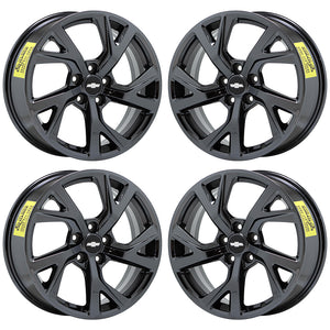 18" Chevrolet Equinox Black Chrome wheels rims OEM 2018-2021 set 5830 EXCHANGE