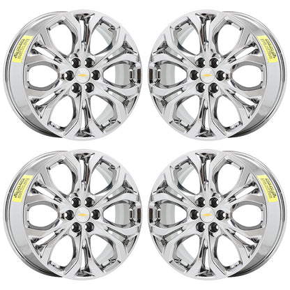 20" Chevrolet Traverse Enclave Bright Chrome wheels rims Factory GM set 5851