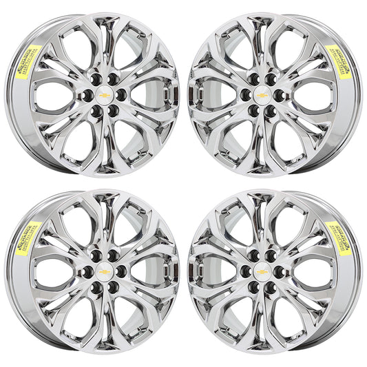 20" Chevrolet Traverse Enclave Bright Chrome wheels rims Factory GM set 5851