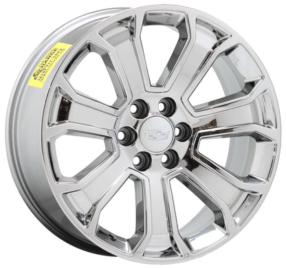 22" Cadillac Escalade Bright Chrome wheels rims Factory OEM set 4 CK163 5665