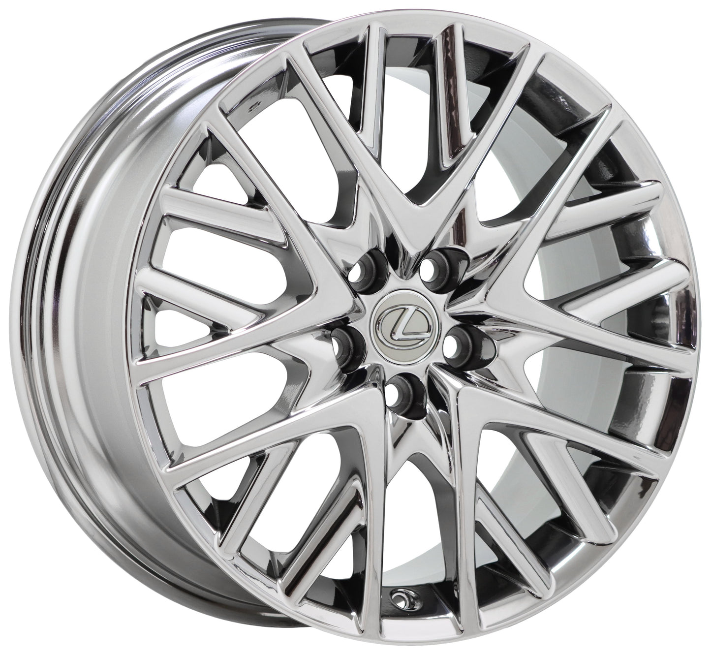 19" Lexus RC300 350 Bright Chrome wheel rim OEM (Rear) 74316