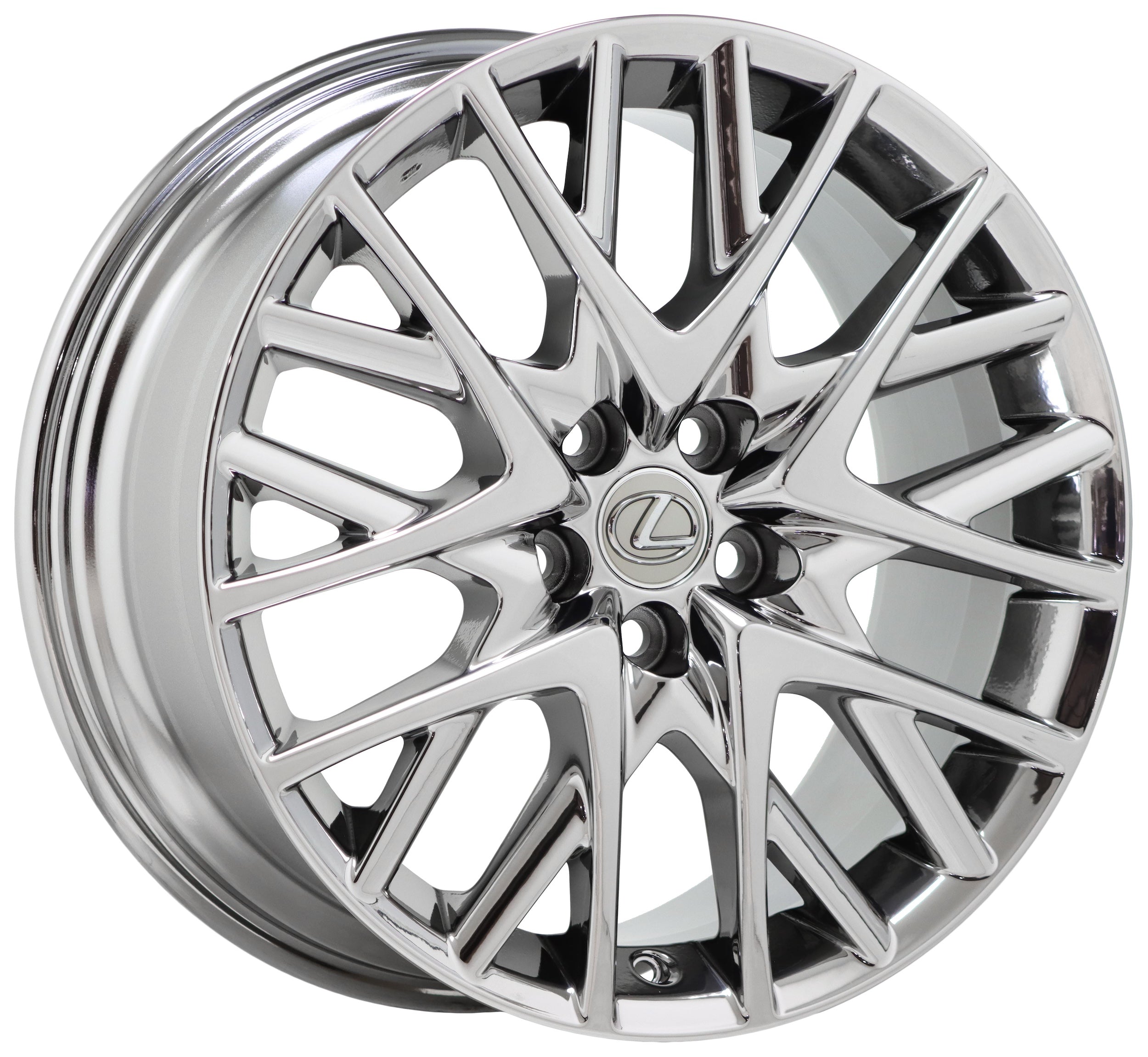 19" Lexus RC300 350 Bright Chrome wheel rim OEM (Rear) 74316