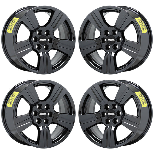 18" Chevrolet Colorado Black Chrome wheels rims Factory OEM set 5673 EXCHANGE