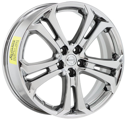 20" Nissan Murano Bright Chrome wheels rims Factory OEM set 62731