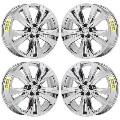20" Nissan Pathfinder Bright Chrome wheels rims Factory OEM SET 4 62743 EXCHANGE