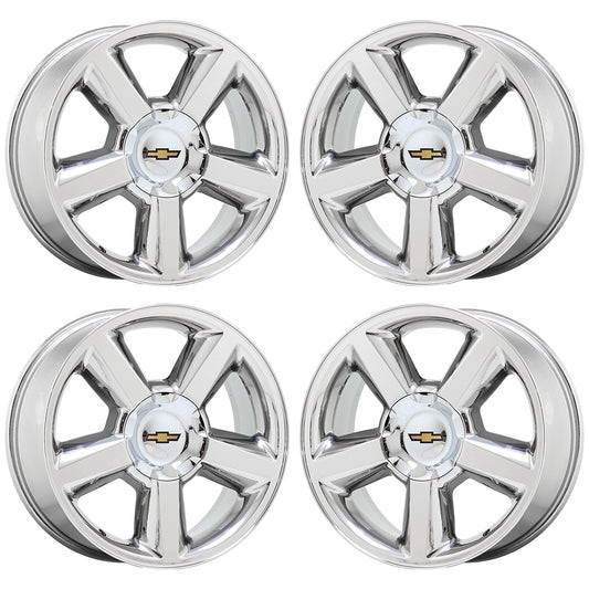 20" Avalanche Silverado Tahoe Suburban Bright Chrome wheels Factory OEM 5308