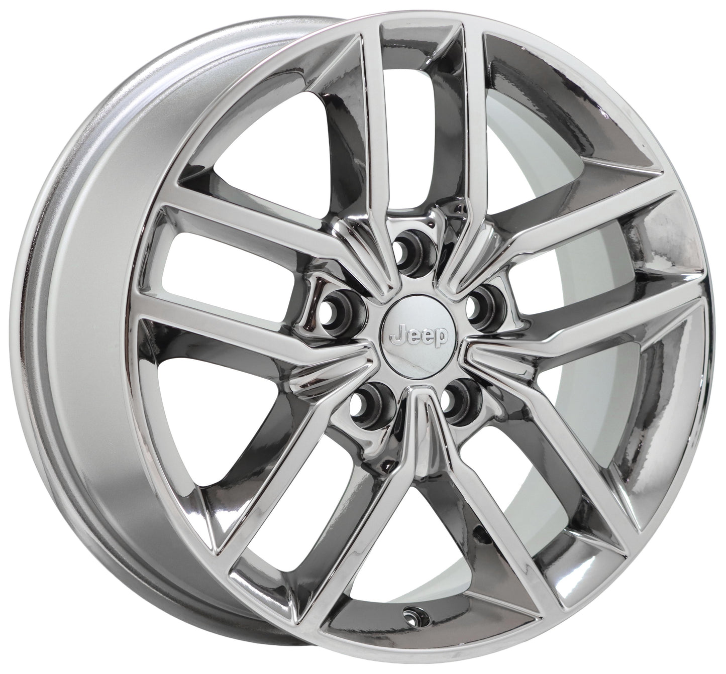 18" Jeep Grand Cherokee Bright Chrome wheels rims Factory OEM set 9156 9164