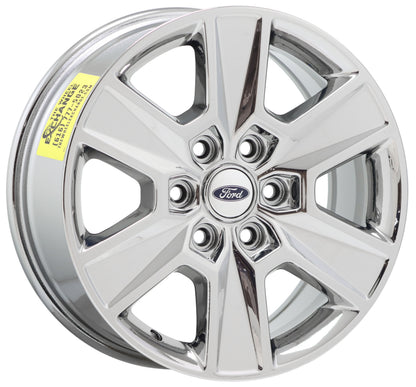 18" Ford F150 Truck Bright Chrome wheels rims Factory OEM set 4 3997 EXCHANGE