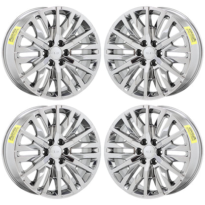 22" Chevrolet Silverado 1500 Truck Bright Chrome wheels rims OEM 5921 EXCHANGE