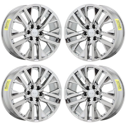 22" GMC Sierra 1500 Yukon Bright Chrome wheels rims Factory OEM 5903 EXCHANGE
