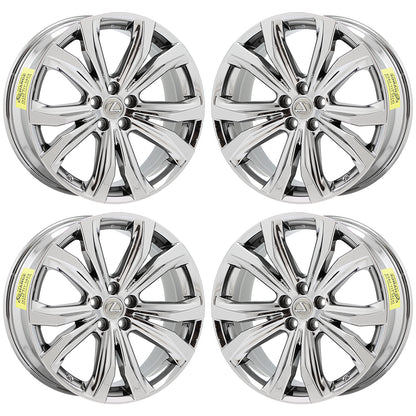 20" Lexus RX350 RX450H PVD Chrome wheels rims Factory OEM set 74338 EXCHANGE