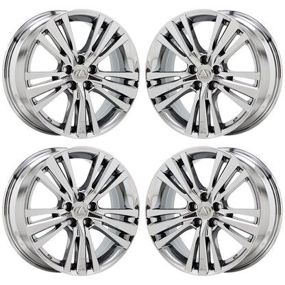 19" Lexus RX350 RX450H Bright Chrome wheels rims Factory OEM set 74301 EXCHANGE