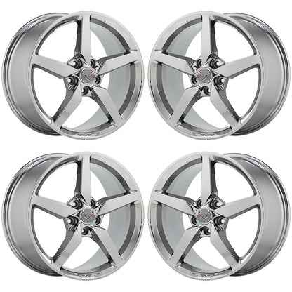 18" 19" Chevrolet Corvette Stingray C7 Chrome wheels rims OEM 5632 5638 EXCHANGE