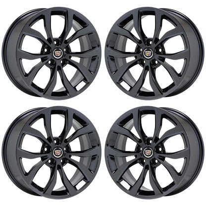 18x8 18x9" Cadillac ATS SEDAN Black Chrome wheels Factory OEM 4704 4706 EXCHANGE