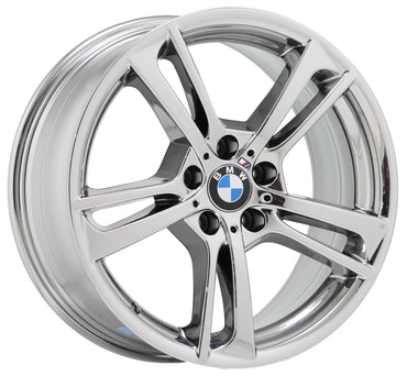 19" BMW X3 X4 Bright Chrome wheels rims Factory OEM set 4 71495