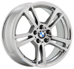 19" BMW X3 X4 PVD Chrome wheels rims Factory OEM set 4 71495