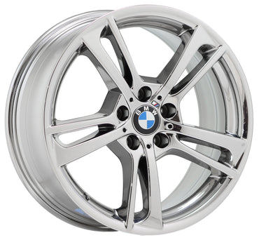 19" BMW X3 X4 Bright Chrome wheels rims Factory OEM set 4 71495