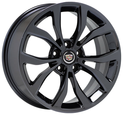 18x8 18x9" Cadillac ATS SEDAN Black Chrome wheels Factory OEM 4704 4706 EXCHANGE