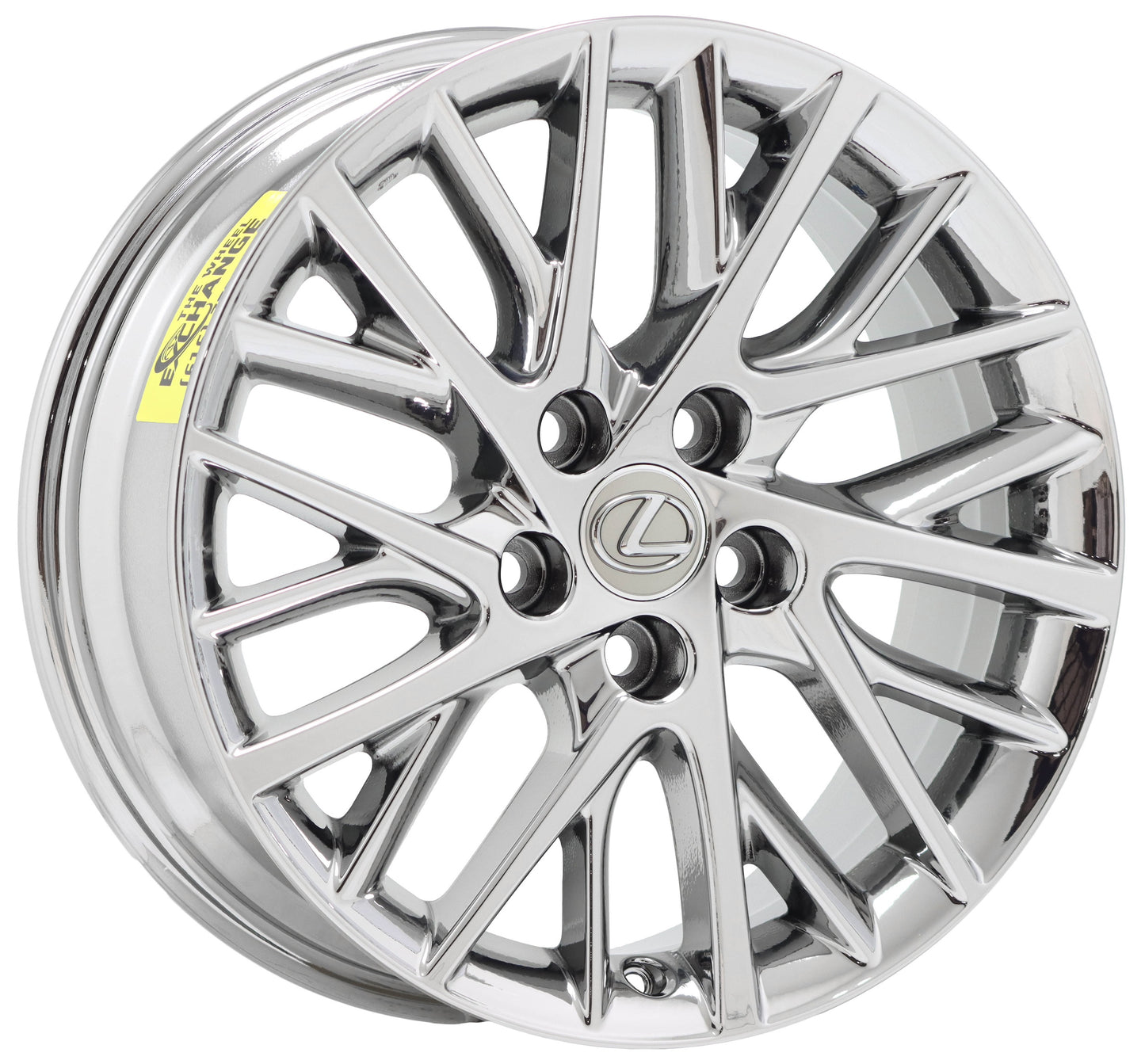 17" Lexus ES350 Bright Chrome wheels rims Factory OEM set 74332 EXCHANGE