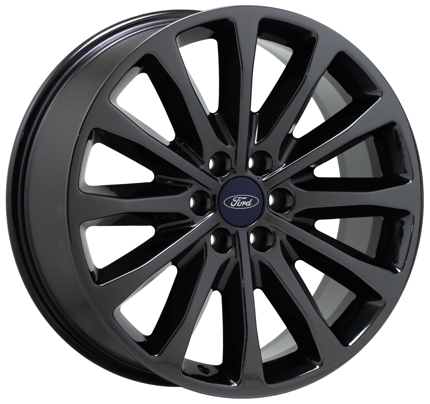 22" Ford F150 Platinum Black Chrome wheels rims Factory OEM set 10174 EXCHANGE