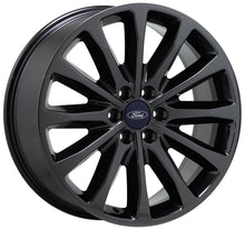 Load image into Gallery viewer, 22&quot; Ford F150 Platinum Black Chrome wheels rims Factory OEM set 10174 EXCHANGE
