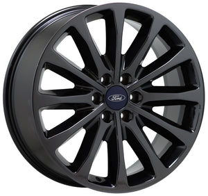 22" Ford F150 Platinum Black Chrome wheels rims Factory OEM set 10174 EXCHANGE