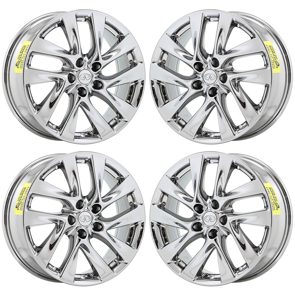 18" Infiniti QX60 JX35 Bright Chrome wheels rims Factory OEM set 4 73760