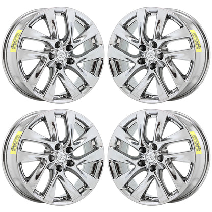 18" Infiniti QX60 JX35 Bright Chrome wheels rims Factory OEM set 4 73760