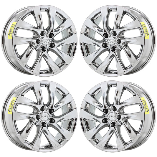 18" Infiniti QX60 JX35 Bright Chrome wheels rims Factory OEM set 4 73760
