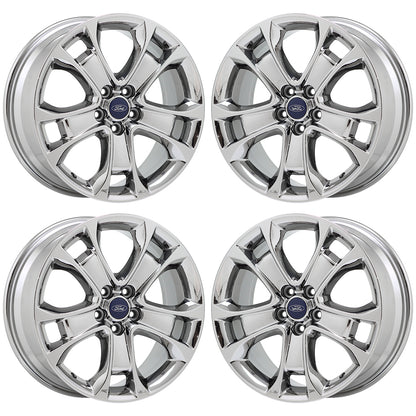 18" Ford Escape Bright Chrome wheels rims Factory OEM set 3946 EXCHANGE