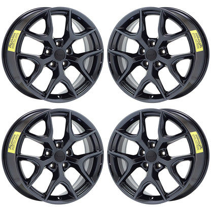 20" Chrysler Pacifica Black Chrome wheels rims Factory OEM set 9214