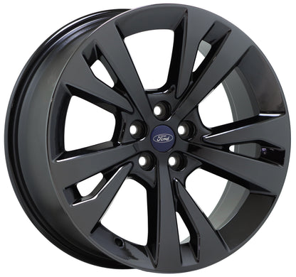 20" Ford Explorer Black Chrome wheels rims Factory OEM set 10267 EXCHANGE