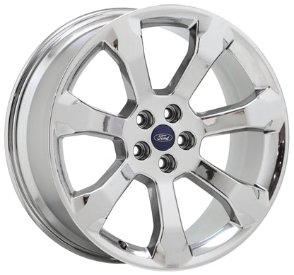21" Ford Explorer ST Bright Chrome wheels rims Factory OEM set 10271 EXCHANGE