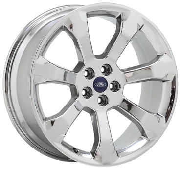 21" Ford Explorer ST Bright Chrome wheels rims Factory OEM set 10271