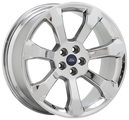 21" Ford Explorer ST Bright Chrome wheels rims Factory OEM set 10271 EXCHANGE