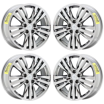 18" Infiniti QX60 Luxe Bright Chrome wheels rims Factory OEM set 4 73782