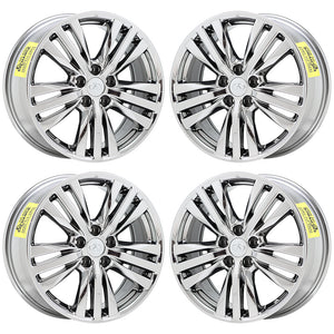 18" Infiniti QX60 Luxe Bright Chrome wheels rims Factory OEM set 4 73782