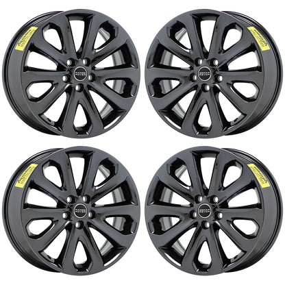 20x8.5 Range Rover HSE Black Chrome wheels rims Factory OEM 20" set 4 72245