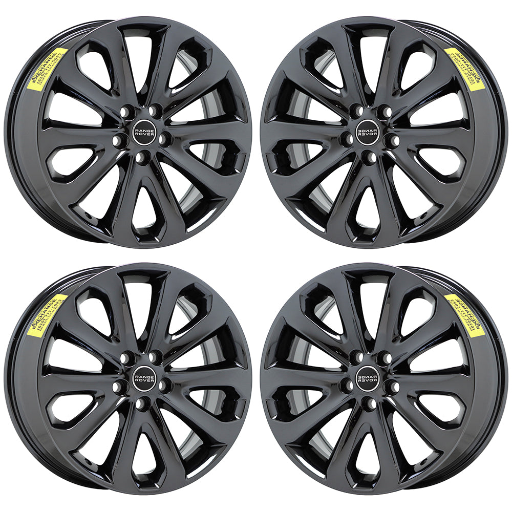 20x8.5 Range Rover HSE Black Chrome wheels rims Factory OEM 20