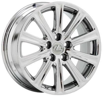 17" Lexus NX200 NX300 Turbo Bright Chrome wheel rim Factory OEM 74326