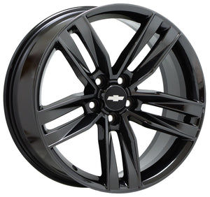 20" Chevrolet Camaro RS PVD Black Chrome wheels rims Factory OEM set 5761 5762
