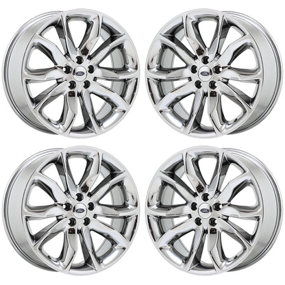 20" Ford Explorer Bright Chrome wheels rims Factory OEM set 3861