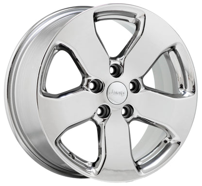 18" Jeep Grand Cherokee Bright Chrome wheels rims Factory OEM set 9106 EXCHANGE