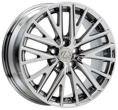 18x8.5 Lexus IS200 IS250 IS300 IS350 Turbo Bright Chrome wheel rim Factory 74289