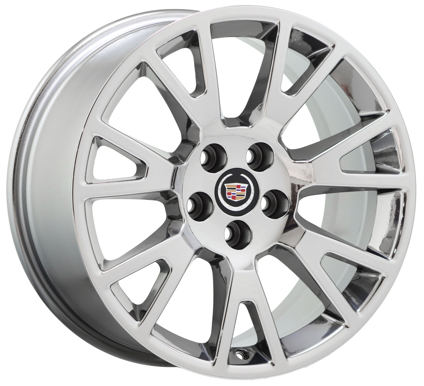 19" Cadillac CTS Coupe Bright Chrome wheels rims Factory OEM set 4671