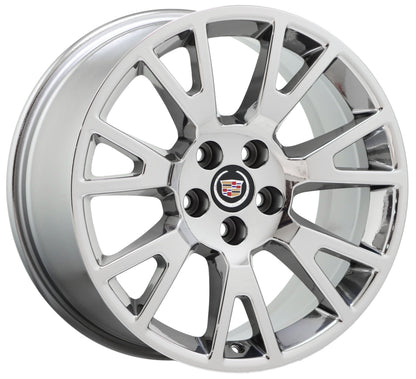 19" Cadillac CTS Coupe Bright Chrome wheels rims Factory OEM 4671 4675 EXCHANGE