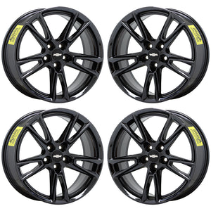 20x8.5 Camaro 1LT 2LT Black Chrome wheels rims Factory OEM 2019 2020 set 4 5872