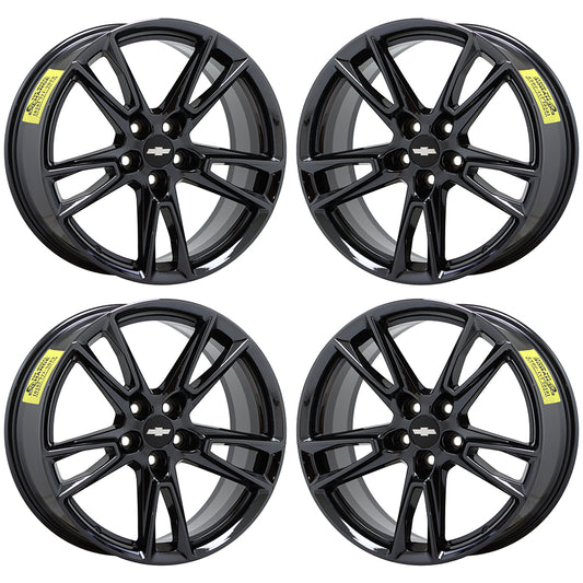 20x8.5" Camaro 1LT 2LT Black Chrome wheels rims Factory OEM set 5872 EXCHANGE